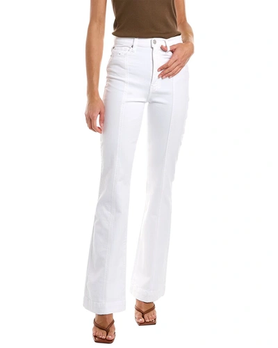 7 For All Mankind Modern Dojo Wide-leg Jeans In White