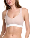 Natori Low Impact Dynamic Racerback Sports Bralette In Beige