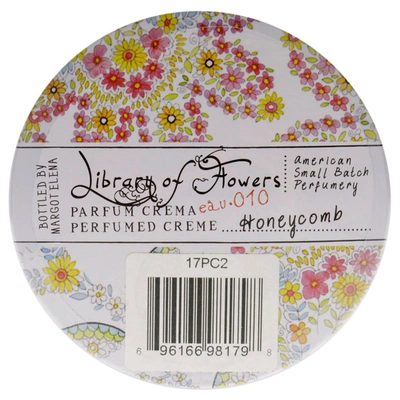 Library Of Flowers Honeycomb Parfum Crema For Unisex 2.5 oz Cream In Beige