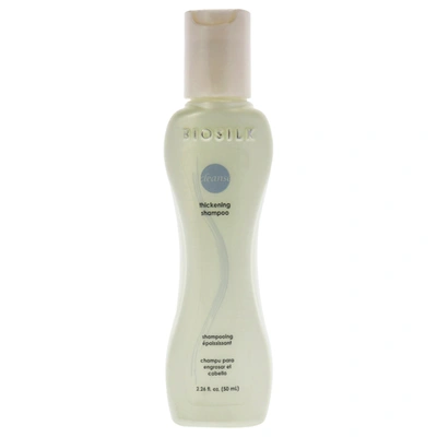 Biosilk Thickening Shampoo - Travel Size For Unisex 2.26 oz Shampoo In Silver