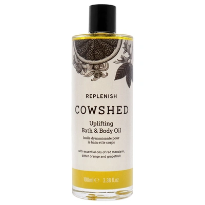 Cowshed Replenish Uplifting Bath And Body Oil For Unisex 3.38 oz Oil In Black