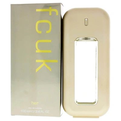 French Connection Uk Fcuk For Women 3.4 oz Edt Spray In Purple