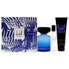 ALFRED DUNHILL DRIVEN BLUE BY ALFRED DUNHILL FOR MEN - 3 PC GIFT SET 3.4OZ EDT SPRAY, 3OZ SHOWER GEL, 0.15ML TRAVEL