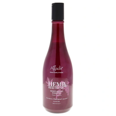 Agadir Hemp And Red Wine Moisturizing Shampoo For Unisex 14.5 oz Shampoo