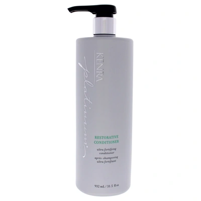 Kenra Platinum Restorative Conditioner For Unisex 31.5 oz Conditioner In Silver