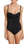 Wolford Mens  Forming Slim-fit Stretch-woven Body In Black