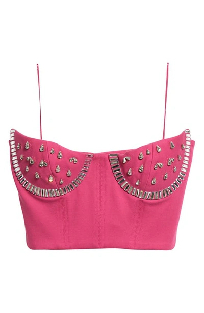 Area Pink Crystal Watermelon Bustier