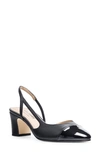 JON JOSEF JON JOSEF DANIELA BLOCK HEEL SLINGBACK PUMP