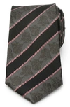 Cufflinks, Inc Vader Stripe Silk Blend Tie In Black