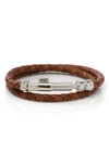 Cufflinks, Inc . Star Wars™ Obi Wan Kenobi Braided Leather Lightsaber Bracelet In Brown
