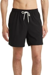 Polo Ralph Lauren Logo-embroidered Swim Shorts In Polo Black