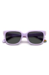 POLAROID 54MM POLARIZED RECTANGULAR SUNGLASSES