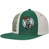 Mitchell & Ness Men's  Cream Boston Celtics Hardwood Classics Pop Snapback Hat In Cream