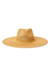 Btb Los Angeles Ollie Straw Hat In Sand