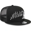 New Era Black Oakland Athletics Street Trucker 9fifty Snapback Hat In Black