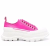 Alexander Mcqueen Chunky Platform Lace-up Sneakers In Multiple Colors