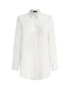 ETRO ETRO CREPE DE CHINE SHIRT WITH EMBROIDERED PEGASUS