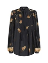 ETRO ETRO GEORGETTE TOP WITH PRINTED BIRDS