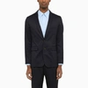 BURBERRY BURBERRY | SINGLE-BREASTED NAVY COTTON JACKET,8065553144518/M_BURBE-B3590_202-50
