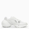 Givenchy White Mesh And Synthetic Leather Tk Mx Sneakers In White