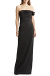 BLACK HALO DIVINA STRAPLESS GOWN