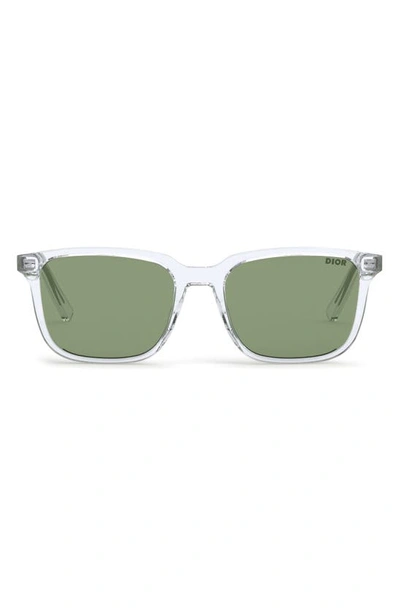 Dior In S1i 54mm Square Sunglasses In Green