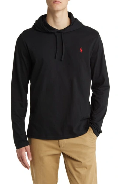 Polo Ralph Lauren Hooded Tee In Polo Black