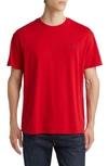 Polo Ralph Lauren Red Logo-embroidered Cotton T-shirt In Multi