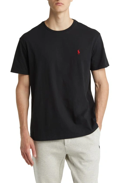 POLO RALPH LAUREN POLO RALPH LAUREN EMBROIDERED LOGO CREWNECK T-SHIRT