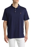 Polo Ralph Lauren Blue Cotton T-shirt In Refined Navy