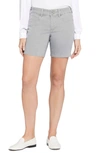 Nydj Frankie Womens Heathered Denim Denim Shorts In Charisma