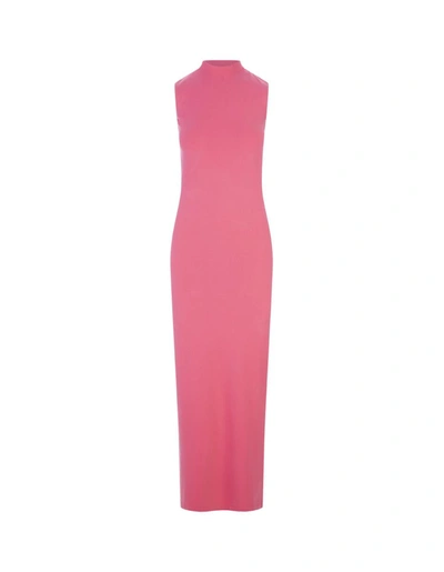 Sportmax Calcio Maxi Dress In Pink