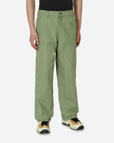 Nike Green Double Panel Trousers In Multicolor