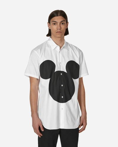 Comme Des Garçons Shirt Disney Shortsleeve Shirt In White