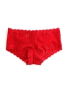 Hanky Panky Signature Lace Boyshort - Deep Sea Coral In Red
