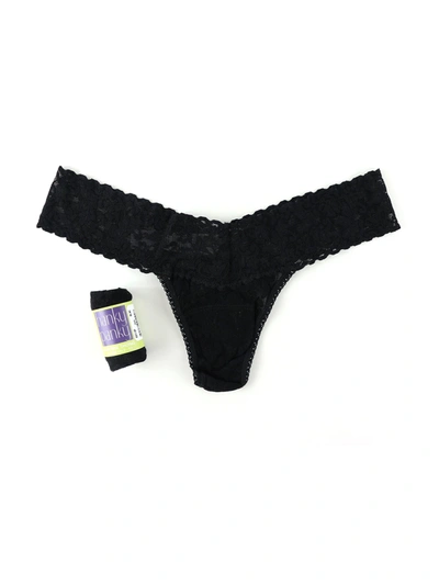 Hanky Panky Signature Lace Low Rise Thong Black