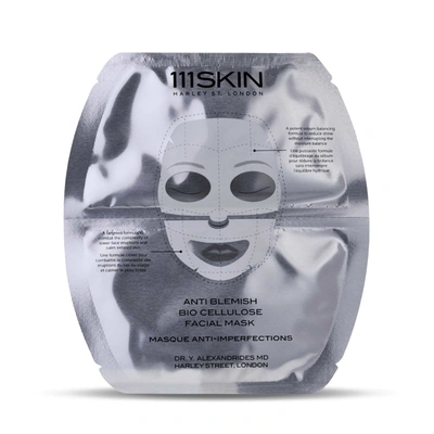 111skin Anti Blemish Bio Cellulose Facial Mask 5 Masks In Colourless