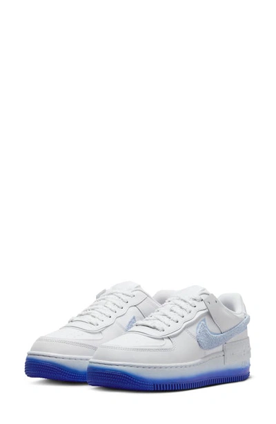 Nike Air Force 1 Shadow Aumx2 Sneakers In White And Blue