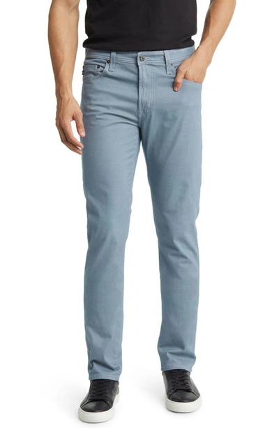 Ag Tellis Grid Slim Fit Pants In Culver Blue Multi