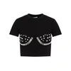 Area Black Crystal Watermelon Cup T-shirt