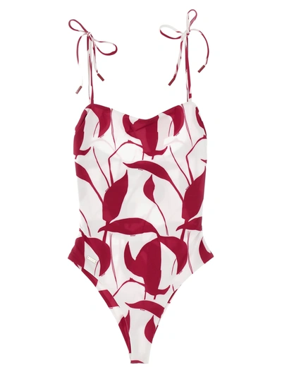 Kiton Printed One-piece Swimsuit Beachwear Multicolor