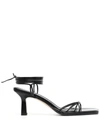 AEYDE AEYDE RODA NAPPA LEATHER BLACK SHOES