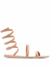 Ancient Greek Sandals Ofis Wraparound Sandals In Natural