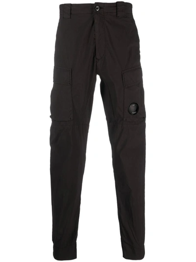C.p. Company Cargo Trousers In Black