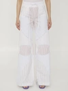 Off-white Motorcycle Pants In White