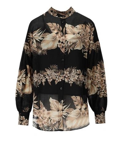 Twinset Floral Print Shirt In Multi