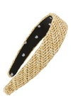 Lele Sadoughi Bessette Raffia Headband In Natural