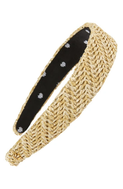 LELE SADOUGHI BESSETTE RAFFIA HEADBAND