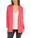 Anne Klein Malibu Cardigan In Red