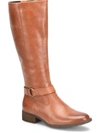 BORN SADDLER WOMENS TALL LEATHER KNEE-HIGH BOOTS